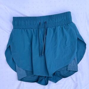 Gymshark teal Blue Running Shorts size small